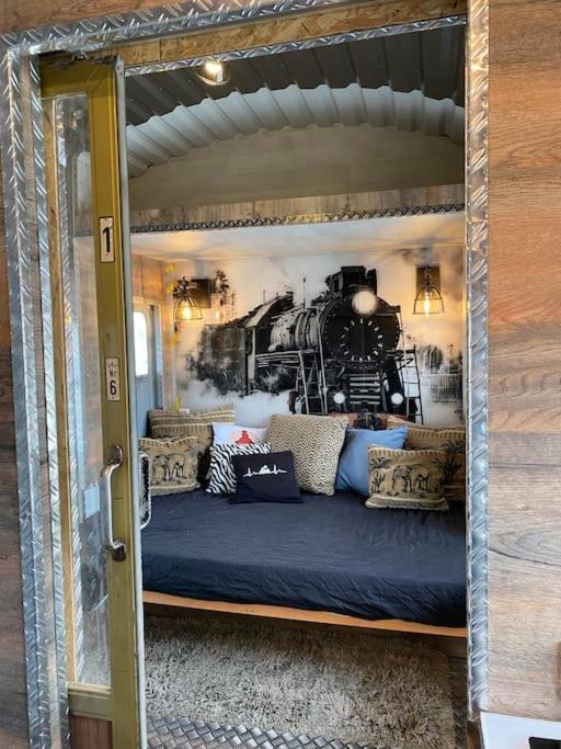 Gleis 2, Waggon Mit Ofen, Optional Mit Whirlpool Und Sauna Dahlem  Exterior foto