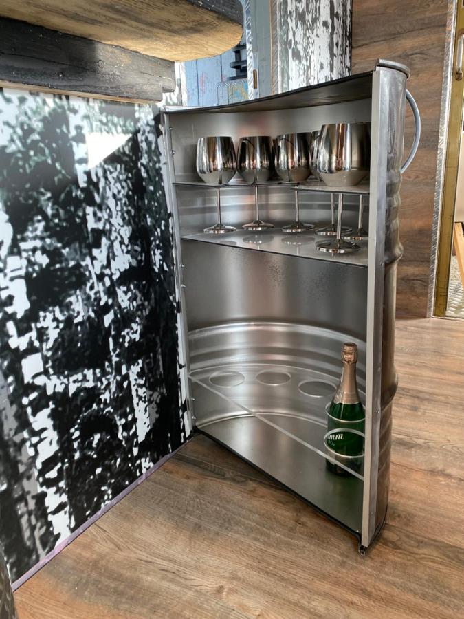 Gleis 2, Waggon Mit Ofen, Optional Mit Whirlpool Und Sauna Dahlem  Exterior foto